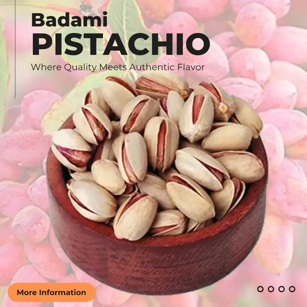 Premium Iranian Badami Pistachios – Luxury grade, supplied by Apageco Global Trading